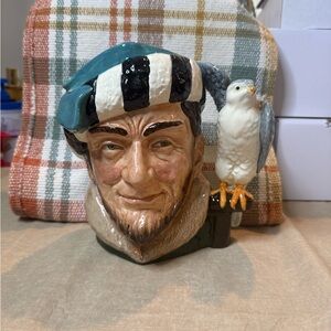 Royal Doulton Blue and Black Ceramic Art Piece